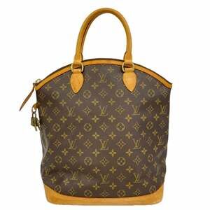 LOUIS VUITTON Authentic Brown Monogram Lockit Bag